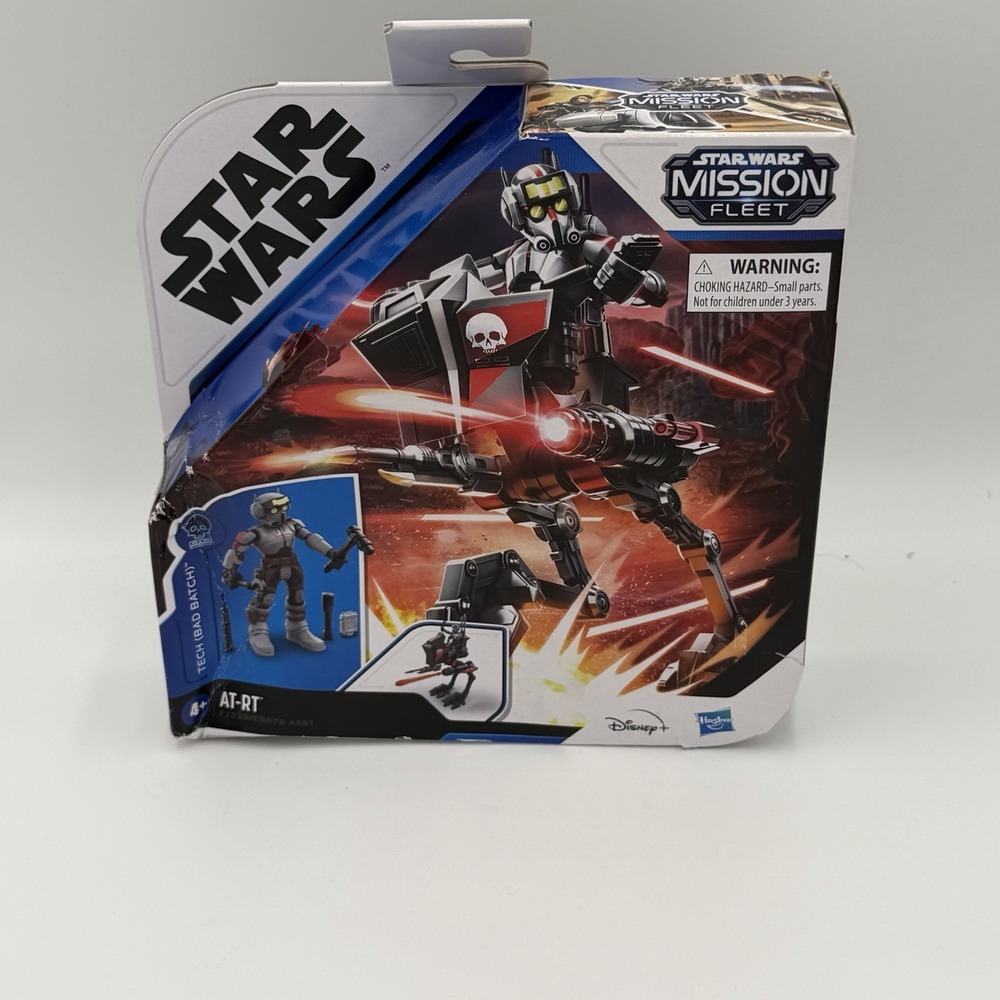 Star Wars Bad Batch‎ Mission Fleet AT-RT With Tech Figure Sealed Hasbro - NEW